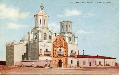 Arizona Postcards-Tucson-San Xavier